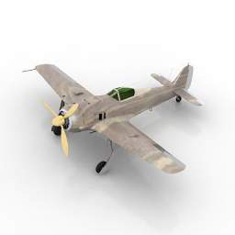 Free Airplane FW19 F N9 3D model for 3ds Max Library Download